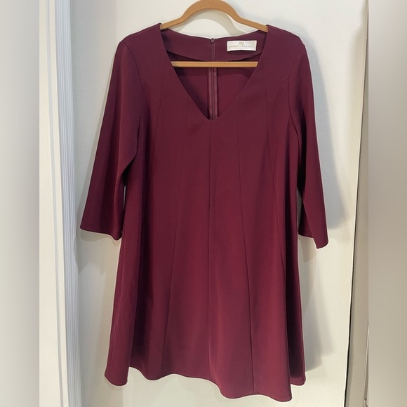 Amanda Uprichard Tops - Amanda Uprichard Burgundy V-Neck Tunic